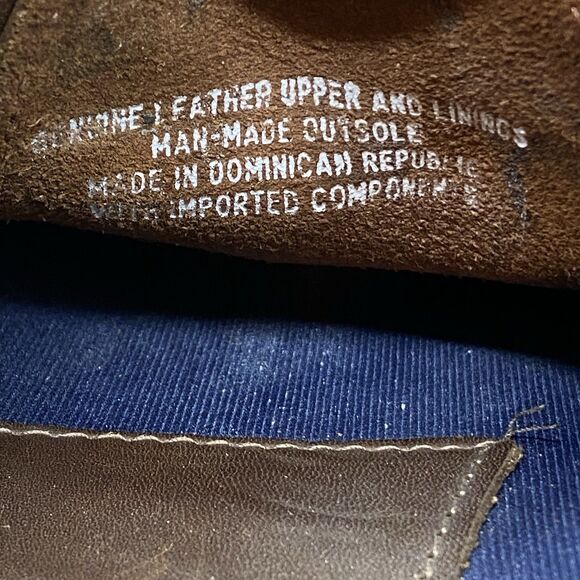 Vintage Timberland 2-eye Boat Shoes Loafers Mens Sz 10.5 M Brown Leather 28021 - Picture 6 of 8